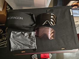 Dragon Skibrille mit zwei Gläsern und Tasche – Top Zustand!