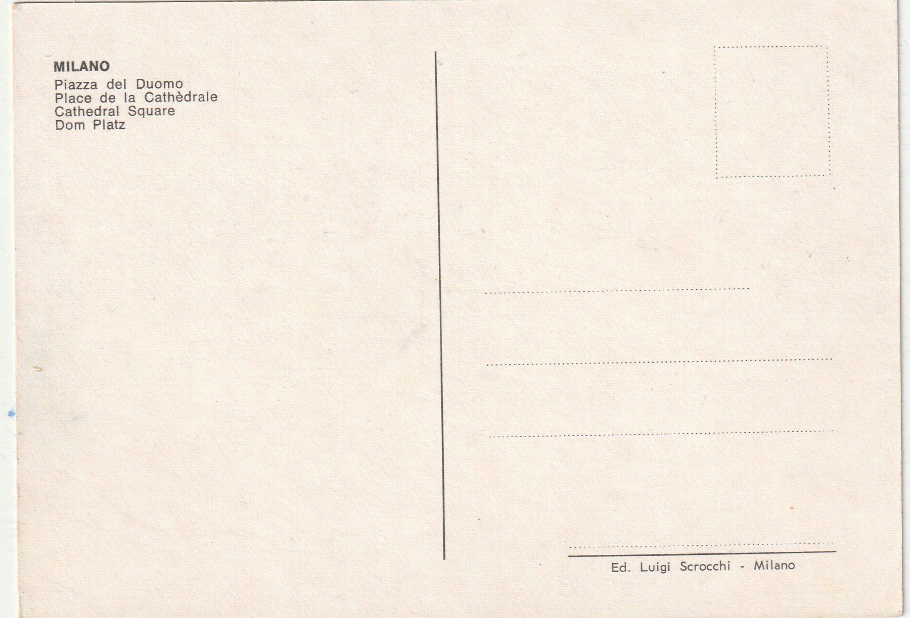 Cartoline postali: Mailänder Dom – Usato da Lumbrein venduto da made02 1