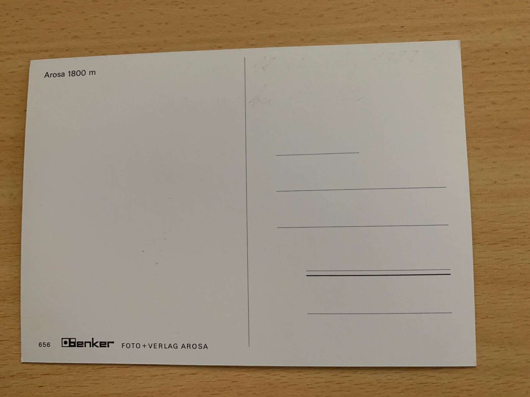 Cartoline postali: ANTIKE ANSICHTSKARTE AROSA********* – Usato da Ibach venduto da lisch3 1