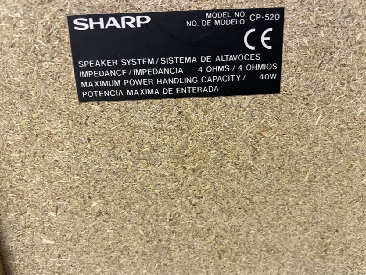 Sharp Lautsprecher: Lautsprecherboxen von SHARP – Gebraucht aus Eiken von garanoiri 3
