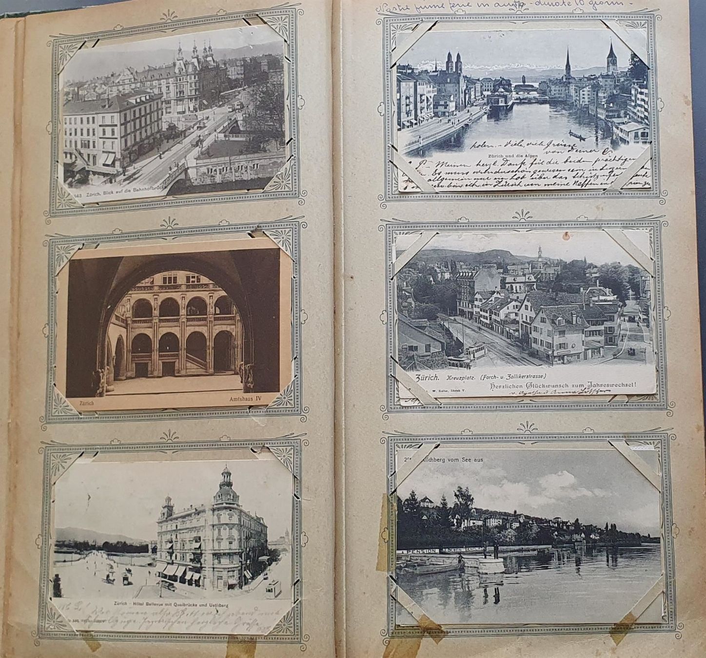 Cartoline postali: Ansichtkarten Album mit 260 Karten CH – Usato da Kreuzlingen venduto da Rschweiz1 2