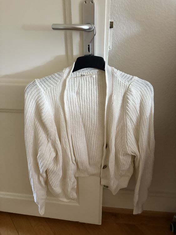 Cardigan Gaudi Jeans Noir/Crème Taille S - Occasion Très Bon État, Style Élégant, Réf ZC517
