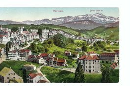 Herisau Kt. Appenzell-Ausserrhoden, Stadt mit Säntis