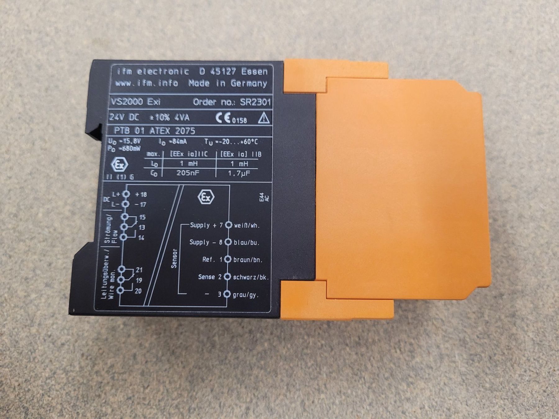 Componenti elettronici: IFM VS 2000 Exi SR 2301 Strömungswächter – Usato da Vitznau venduto da Vitznau84 4