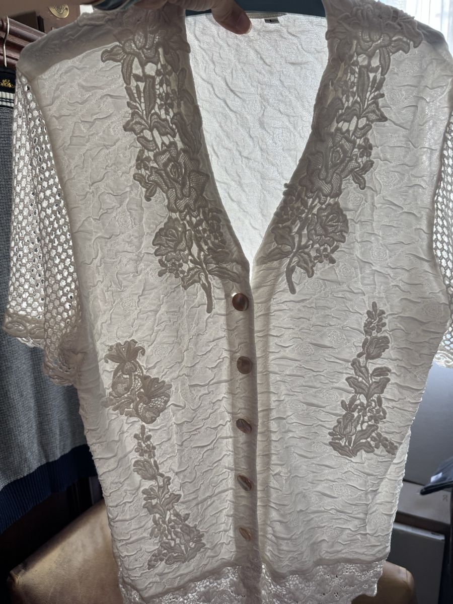 Chemisiers: Vintage Bluse Oberteil Spitze  – D'occasion à Obfelden par cesarina10