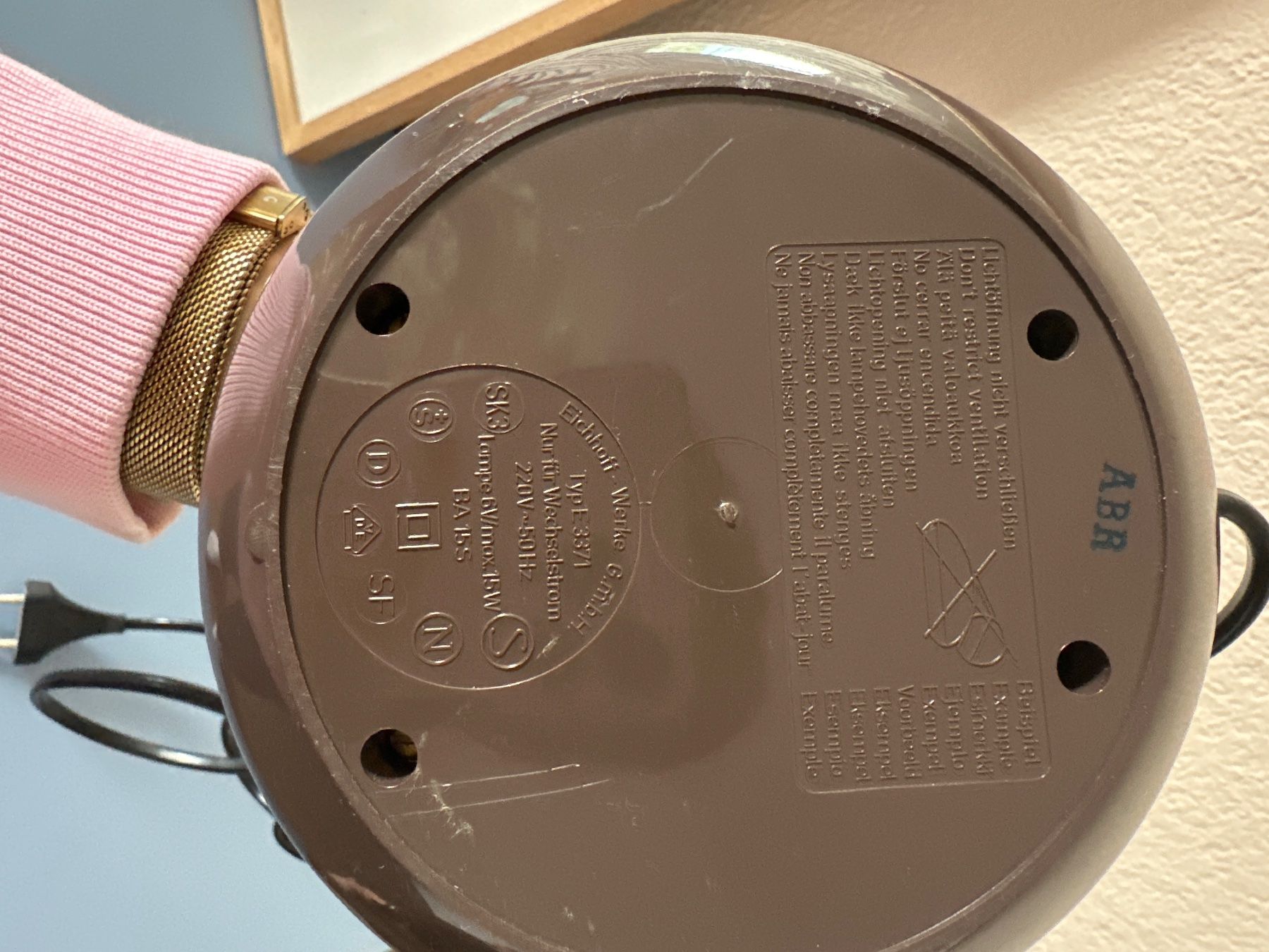 Lampade: Mid-Century Teleskop Tischlampe von Eichhoff Werke – Usato da Luzern venduto da cam_f7qx 6