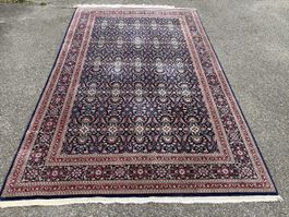 Orientteppich blau/rot