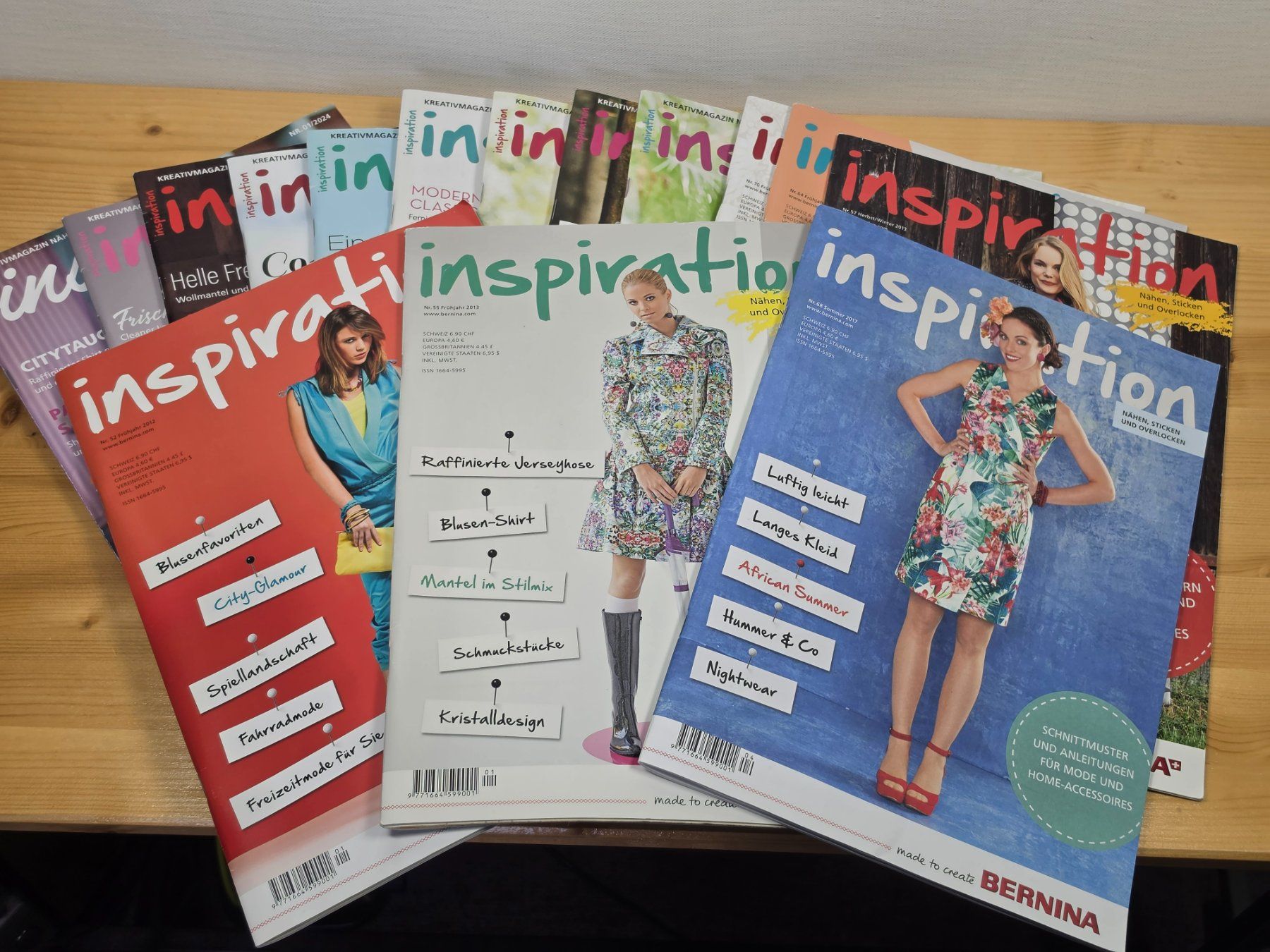 Schnittmuster: Set: 15 BERNINA Inspiration Hefte – Gebraucht aus Wil SG von gle_n2ty