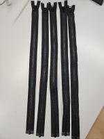 YKK Reissverschluss schwarz teilbar, 55cm neu