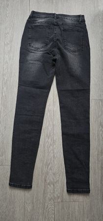pantalon femme effet  jeanmotif floral taille 36 neuf