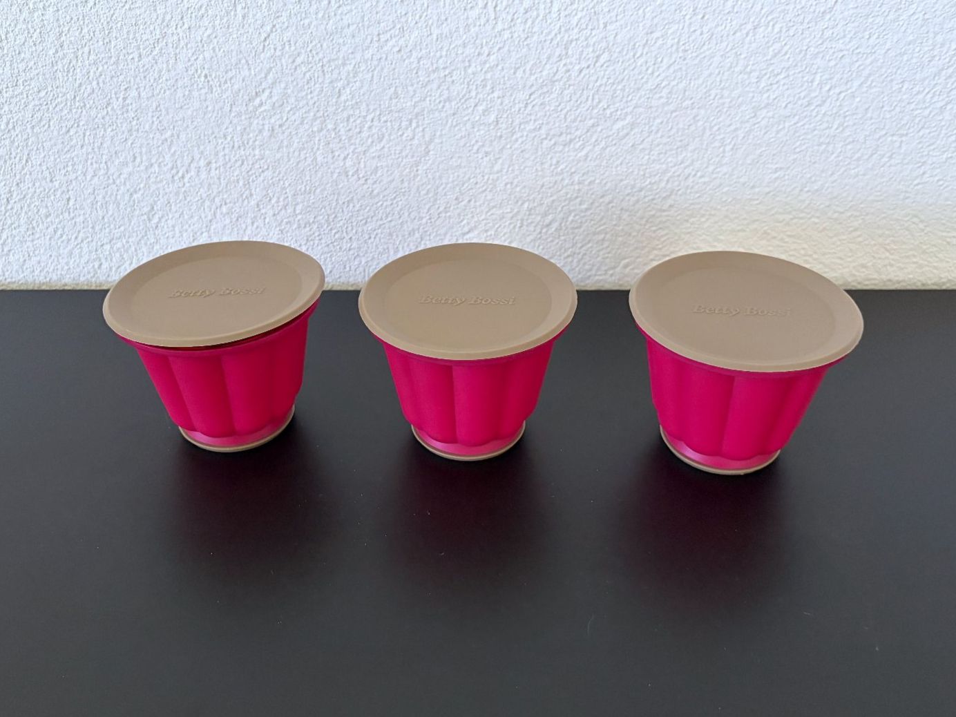 Betty Bossi Teglie da forno: Betty Bossi Puddingformen Silikon 3 Stück – Usato da Birr venduto da Jamonline 3