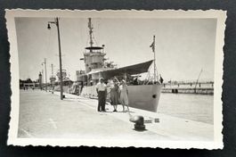 VINAGE FOTO MILITÄR SCHIFF