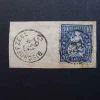 1862 Nr. 31 mit Vollstempel BISCHOFFZELL