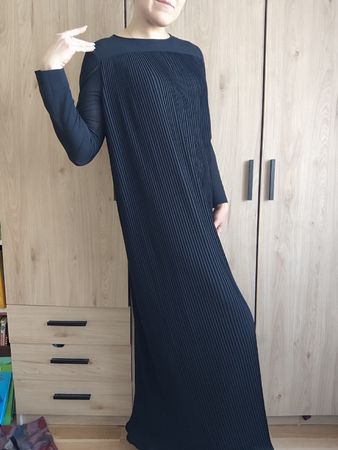 Elegant Jenzer Zürich Maxi Dress - Size 40 Ziehfäden