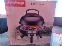 Trisa BBQ Junior Elektrogrill 1000W Tischgrill mit Deckel