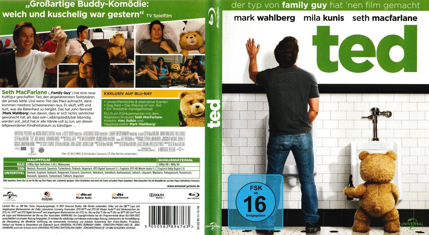 Alle DVDs: Blu-Ray - Ted – Gebraucht aus Langnau am Albis von MediaRescuerKeLoX