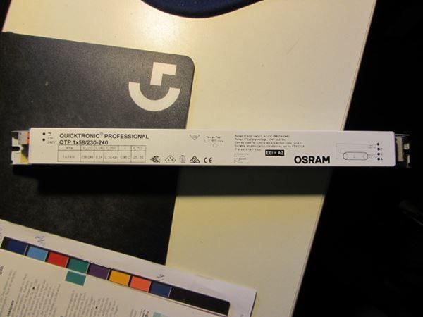 Elettrotecnica: Osram Quicktronic 1X 58W/230-240V – Usato da Boll venduto da Huweli