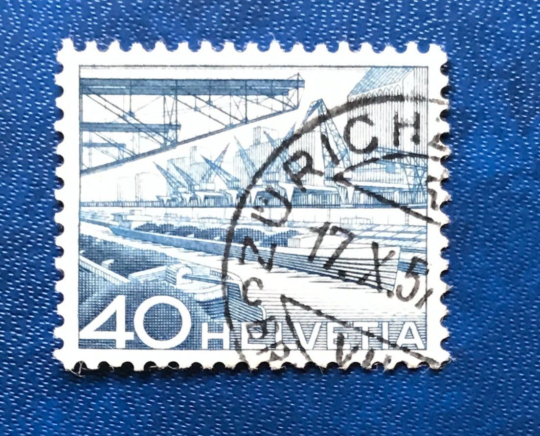 Tutti i francobolli: Nr.305 Technik und Landschaft GESTEMPELT    – Usato da Aarau venduto da Billa007