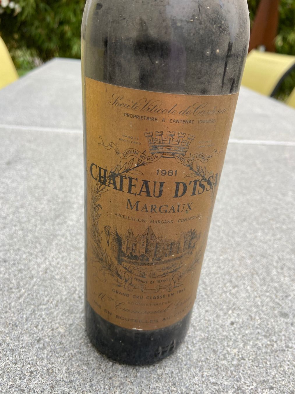 Vino: Chateau D'Issan 1981 – Usato da Ersigen venduto da Schildchroettli24 1