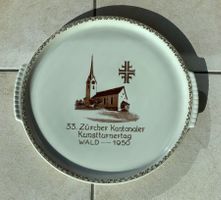 Gedenkteller Kunstturnertag Wald 1950