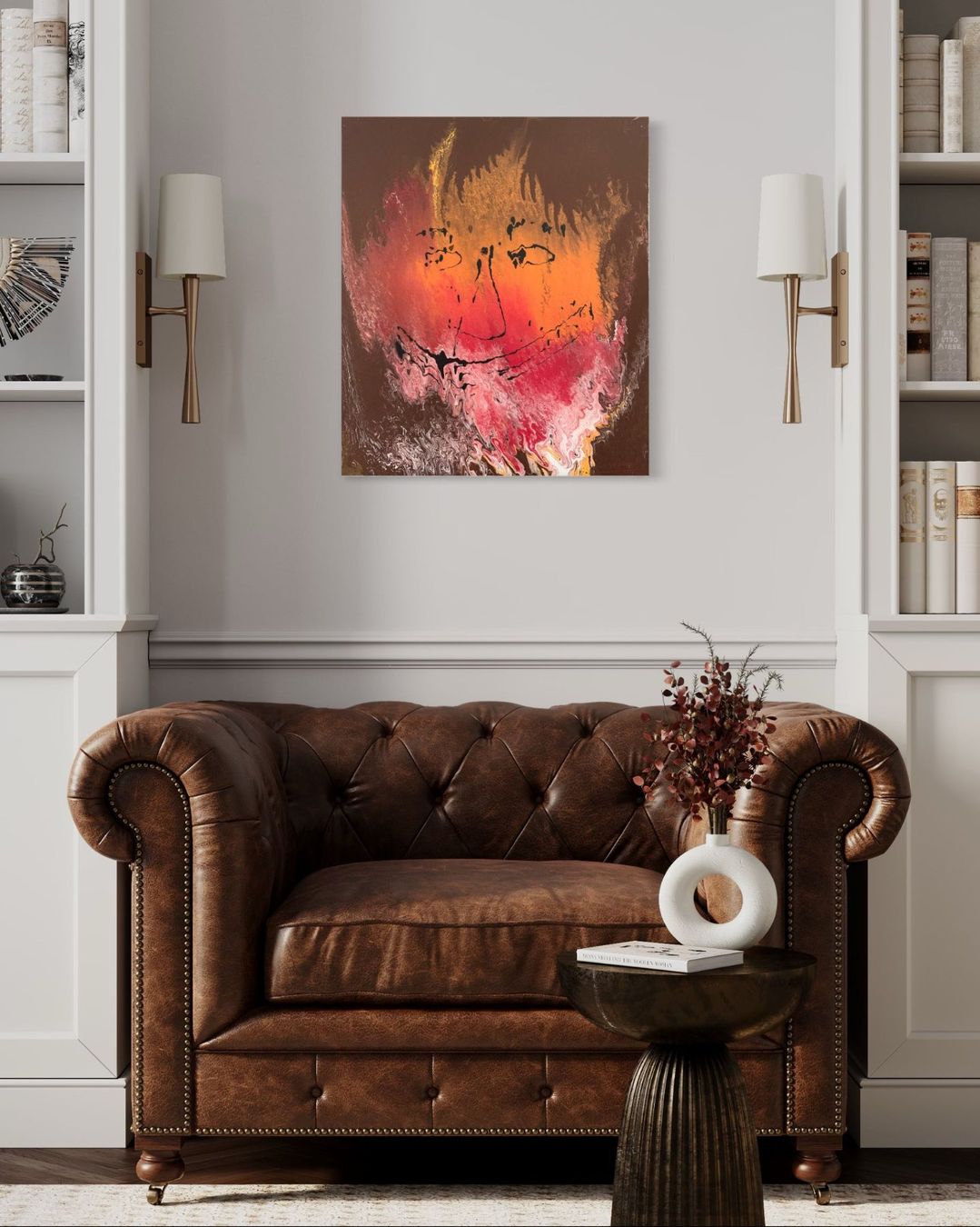 Dipinti: abstraktes Acryl Bild mit Echtheitszertifikat – Nuovo e nell'imballaggio originale da Luzern venduto da edmundart 2