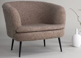 Sessel Nordkoster boucle Stoff neu