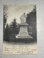 Antike Postkarte Lausanne Denkmal Vinet,