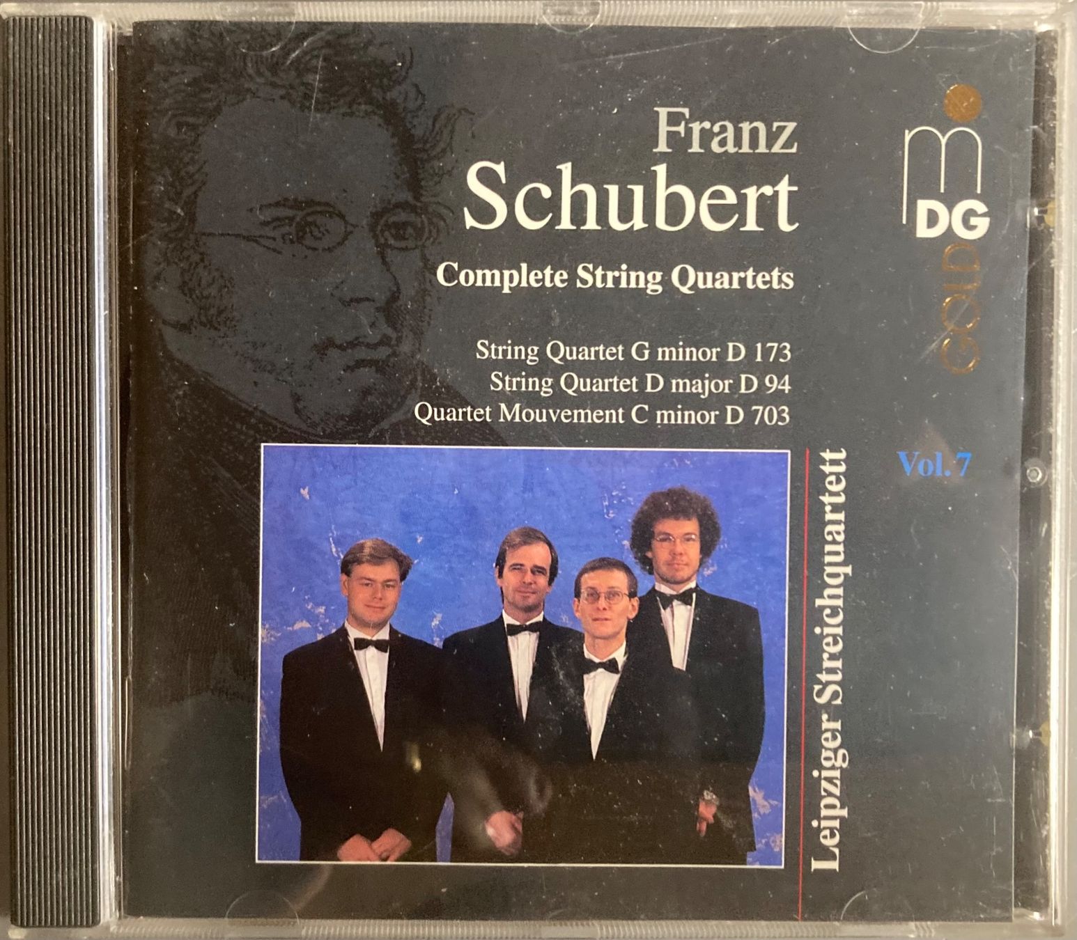 CDs: FRANZ SCHUBERT...... - COMPLETE STRING QUARTETS VOL. 7 – Gebraucht aus Poliez-Pittet von Newtown-Records