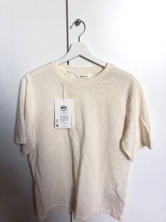 T-Shirt Selected Femme beige Grösse S neu