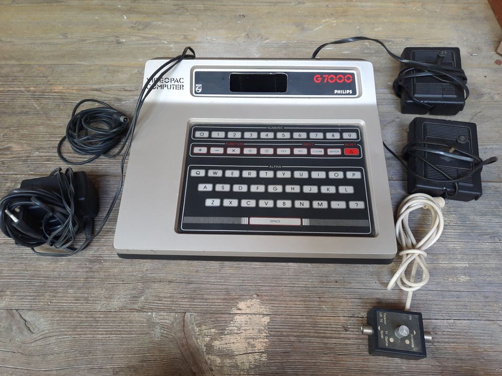 A slightly exotic Philips Videopac game. Siera electronic