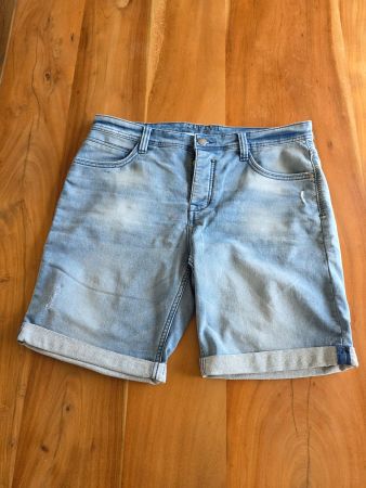 Jeans Short SUBLEVEL Unisex Blau Grösse 44/46.