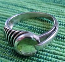 Ring mit Peridot 925 Silber