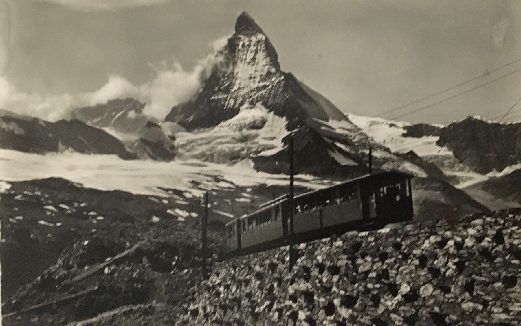 Cartoline postali: E. Gyger, Zermatt, Gornergratbahn, Matterhorn – Usato da Frauenfeld venduto da Merk52