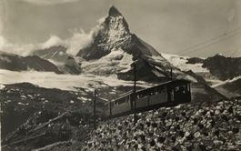 E. Gyger, Zermatt, Gornergratbahn, Matterhorn