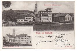 Gruss aus KÜSNACHT Kantonales Lehrerseminar - Stabstempel