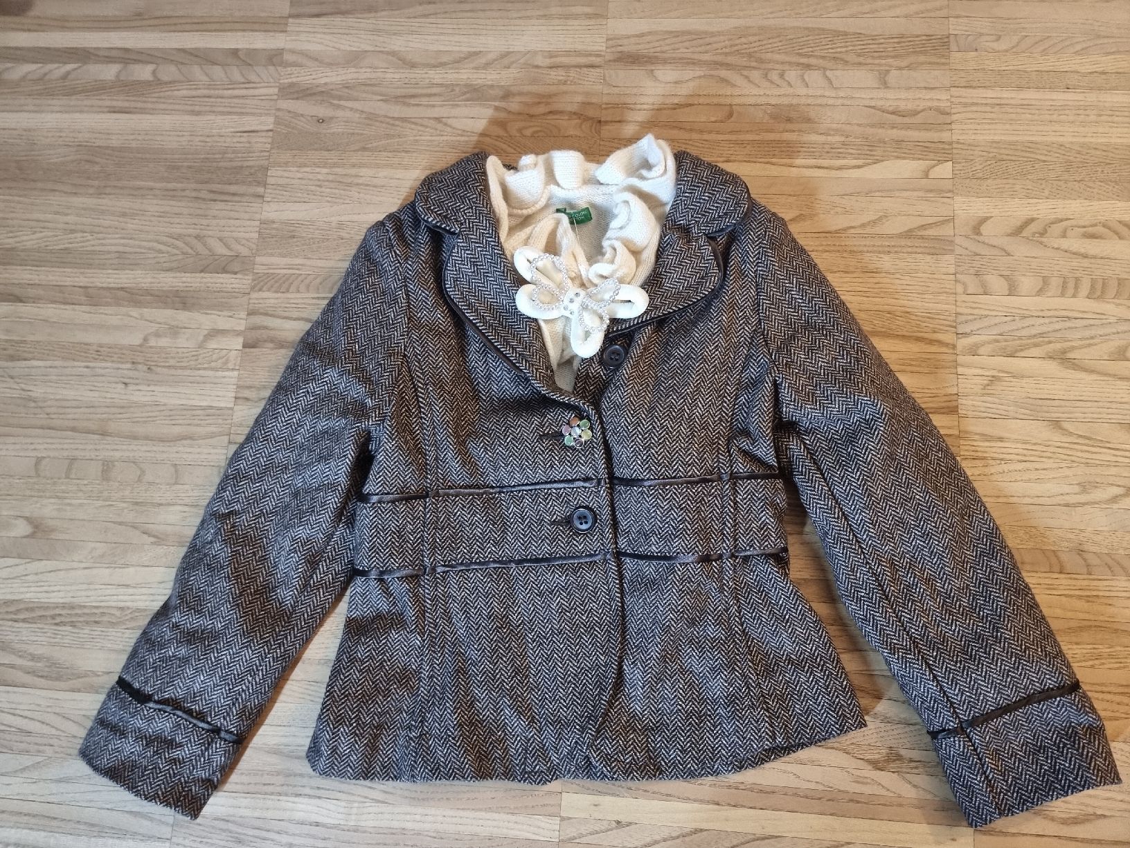Benetton Giacche & Cappotti: Süsse Jacke Gr. 110 Mädchen – Usato da Pratteln venduto da Malvea