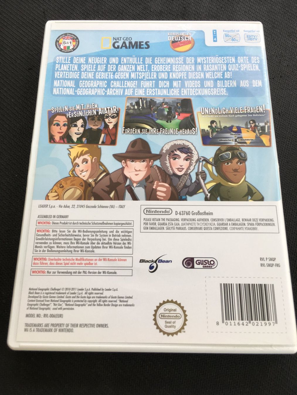 Nintendo Giochi: National Geographic Challenge - Nintendo Wii – Usato da St.Gallen venduto da Punktchen01 1