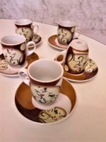 5 Porzellan-Kaffeetassen