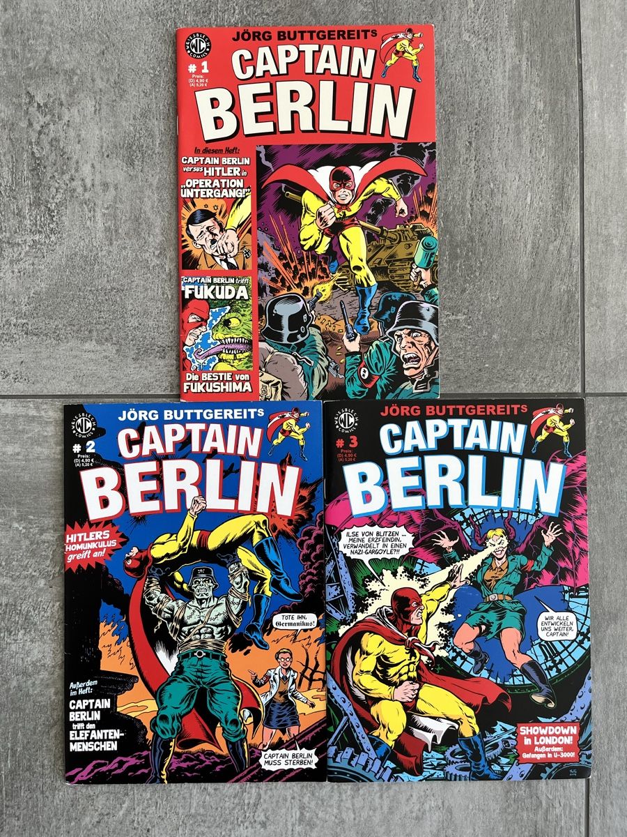 Fumetti: CAPTAIN BERLIN COMIC 1-3 – Usato da Densbüren venduto da lana79 1