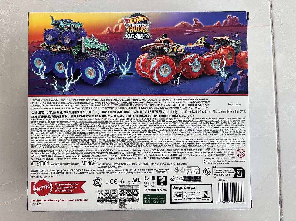 Giocattoli: Hot Wheels Monster Trucks  Power Smashers Set – Nuovo e nell'imballaggio originale da Wädenswil venduto da JadeemFreeman 1