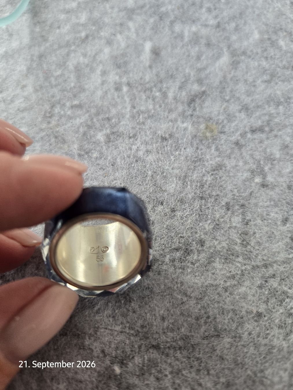 Swarovski Anelli: Swarovski Ring Nirvana  blau facettiert Grösse 55  – Nuovo (secondo la descrizione) da Oberriet SG venduto da Bodo6 2