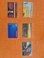 Verschiedene Taxcards