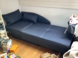 Sofa ,ausziebar blau