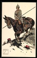 Ludwig Hohlwein: Siegreicher Soldat zu P