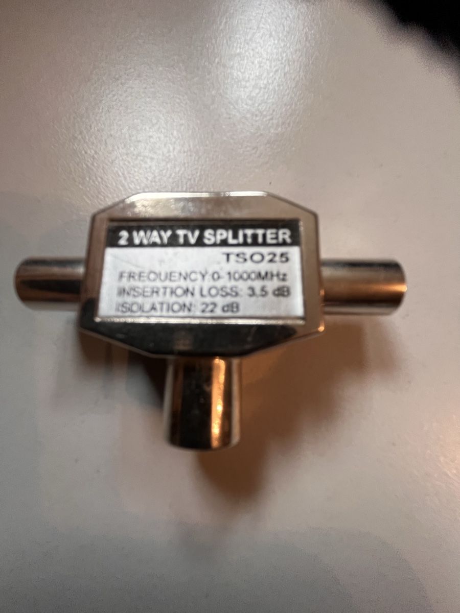 Unità & Adattatore: TV Splitter TSO25, 2-fach Verteiler – Usato da Roggwil BE venduto da WULU