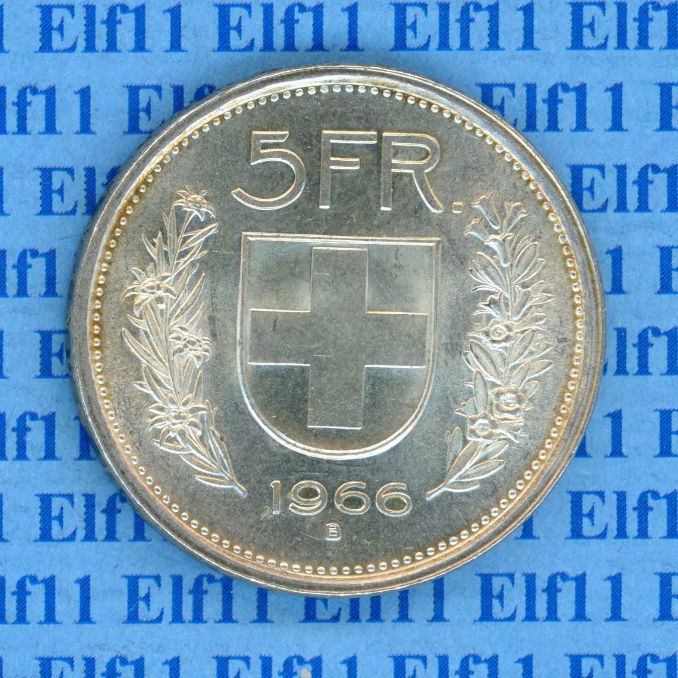 Toutes les monnaies: CHF___5.00 1966 -stgl 5 Franken – Neuf (Voir description) à Widnau par Elf11