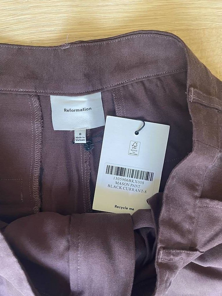 Pantaloni: Braune Stoffhose "Mason", Gr. 8 / M – Nuovo e nell'imballaggio originale da St. Gallen venduto da joa_ls9v 3