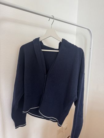 Damen Jacke Loungewear, dunkelblau, M