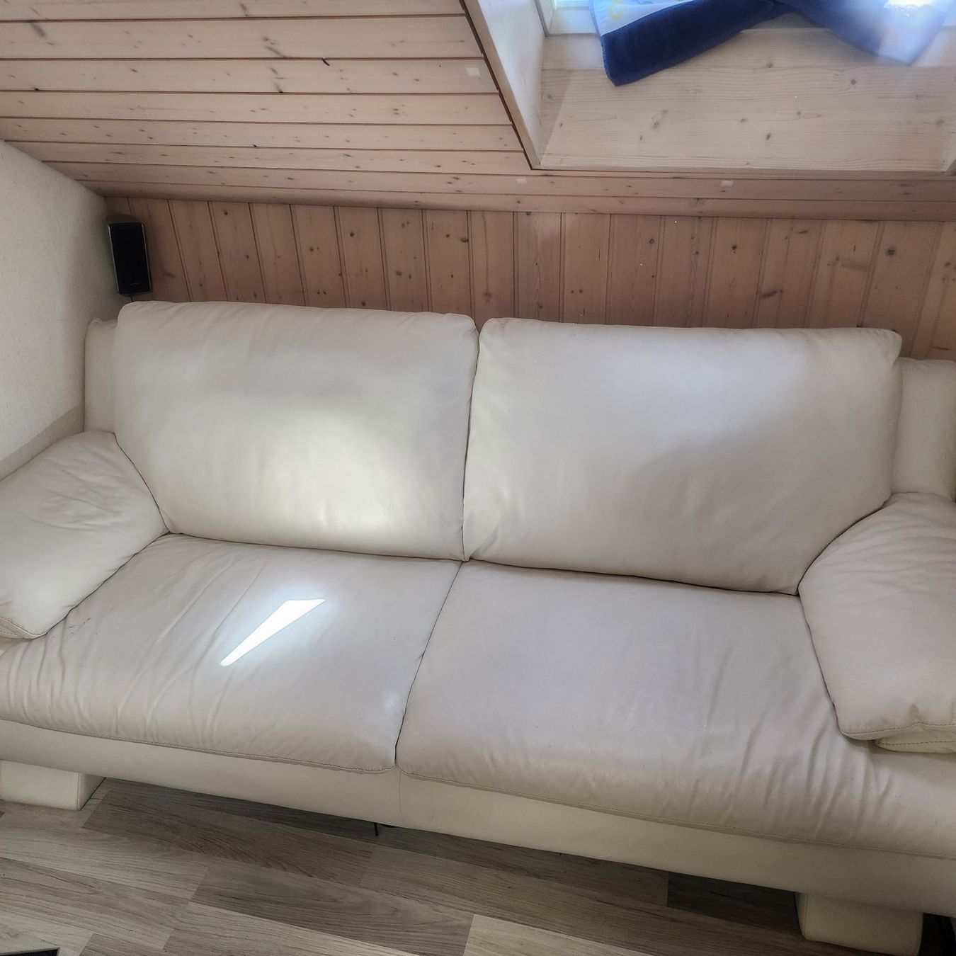 Natuzzi Sofas: Top ITALO - Ledersofa hellweiss – Gebraucht aus Wichtrach von kani16