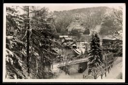 AK Burgdorf, Ortsansicht im Winter